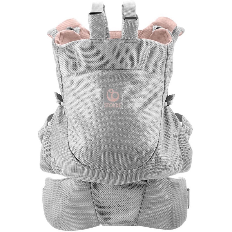 Stokke MyCarrier Back-Only Infant Carrier – Pink Mesh