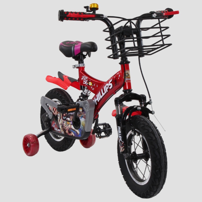 12-Inch Red Bicycle for Toddlers  Lightweight & Durable