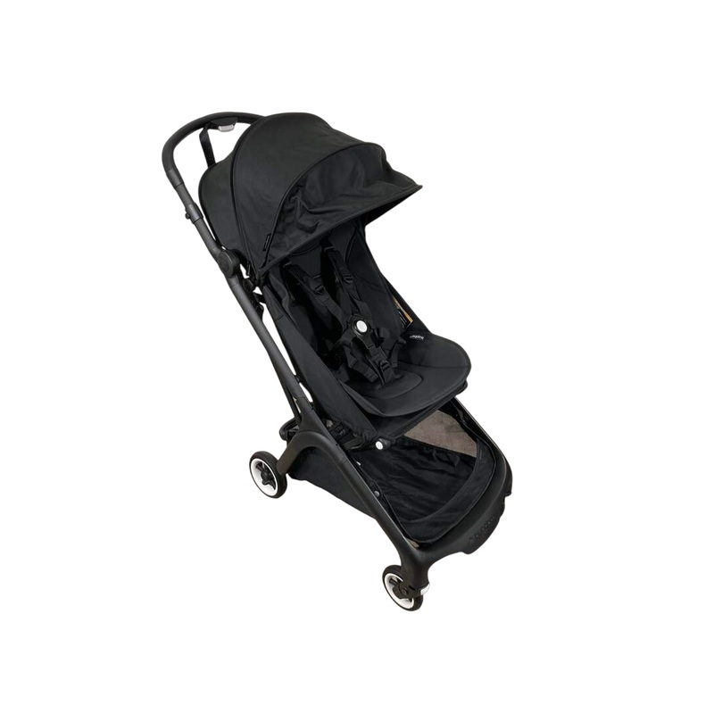 Bugaboo Butterfly Stroller, 2022, Black, Midnight Black, Midnight Black