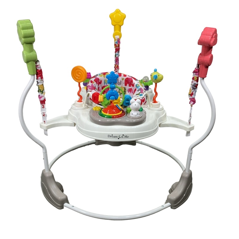 Dream On Me Zany Activity Center Bouncer, Elephant Print