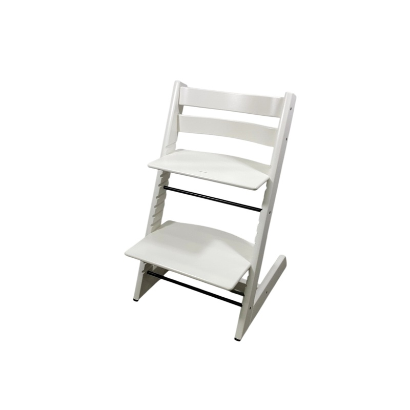 Stokke Tripp Trapp High Chair and Newborn Set Bundle, White