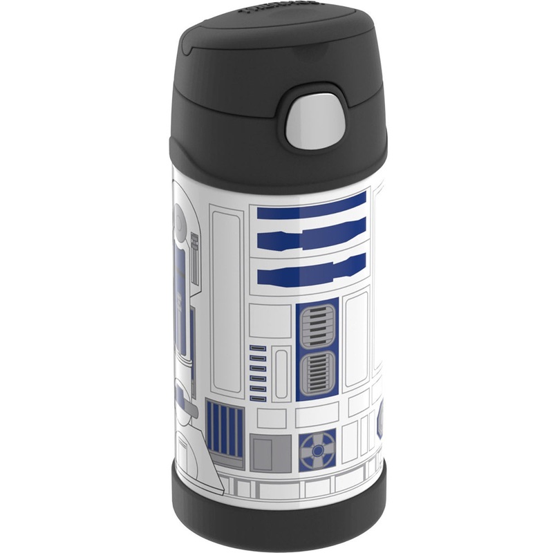 Thermos FUNtainer Vacuum Insulated Stainless Steel Straw Water Bottle 12oz – Star Wars