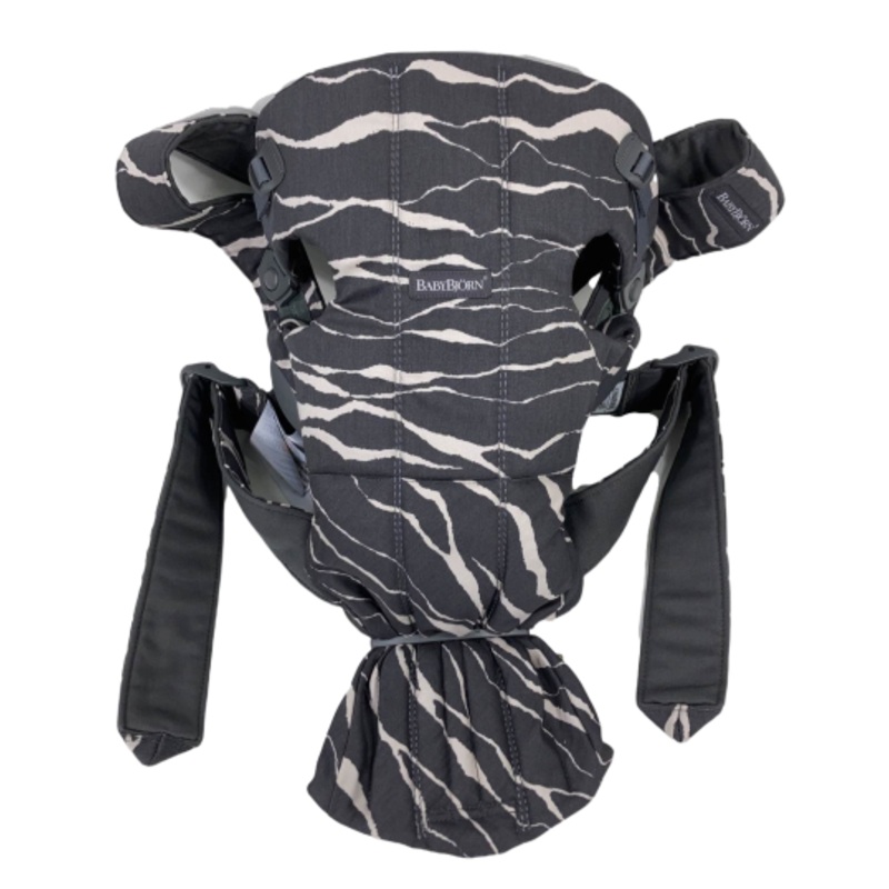 BabyBjorn Baby Carrier Mini, Anthracite/Landscape Print Cotton