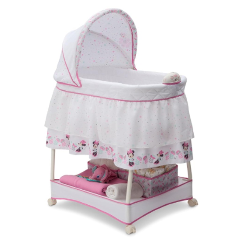Delta Children Minnie Boutique Gliding Bassinet