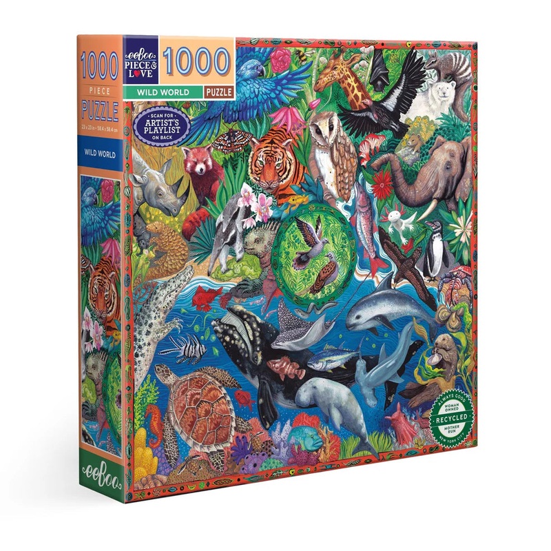 eeBoo Wild World 1000 Piece Puzzle