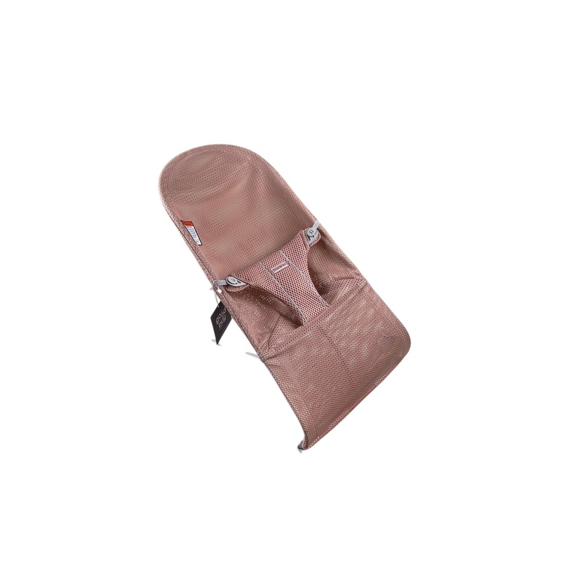 BabyBjorn Bouncer Bliss, Dusty Pink Mesh, Light Gray Frame