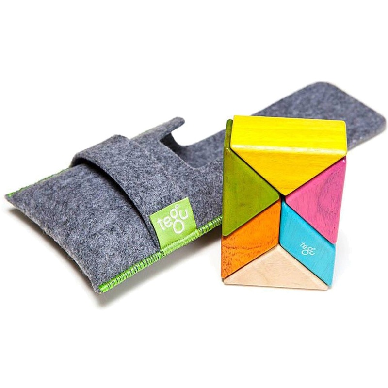 Tegu Pocket Pouch Prism 6 Piece Magnetic Blocks – Tegu Tints