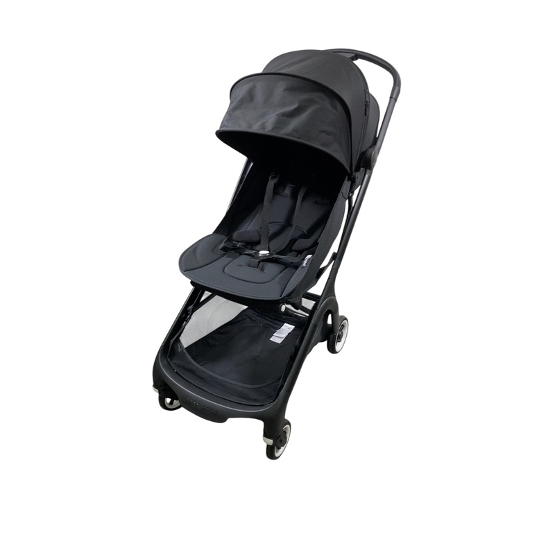 Bugaboo Butterfly Stroller, 2024, Black, Midnight Black, Midnight Black