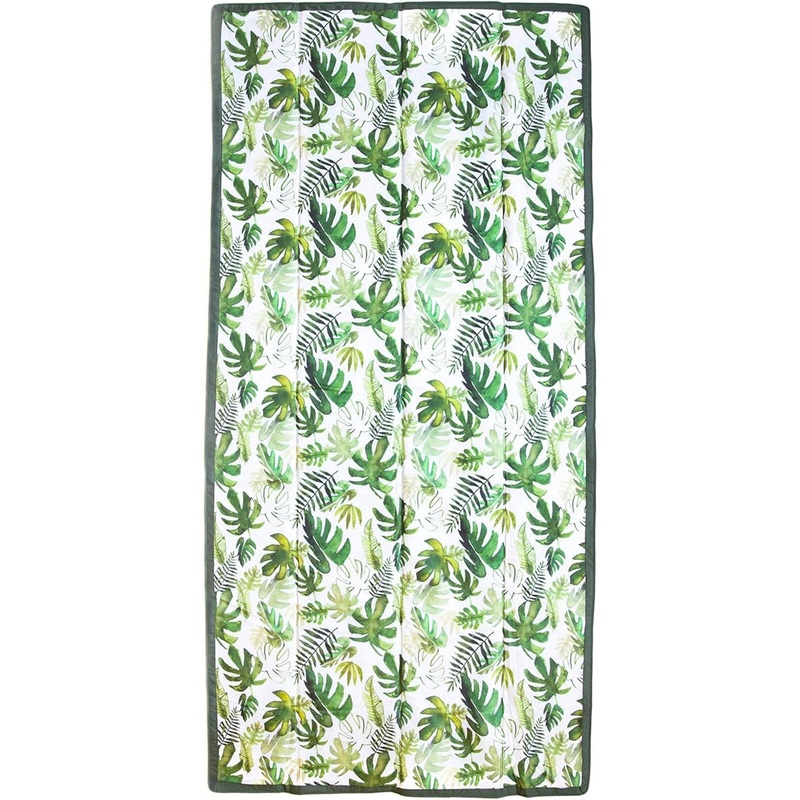 Little Unicorn 5 X 10 Outdoor Blanket, Tropical Leaf