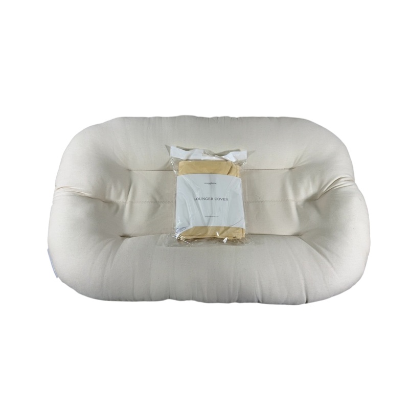 Snuggle Me Organic Sensory Infant Lounger with Cover, Honey, Natural