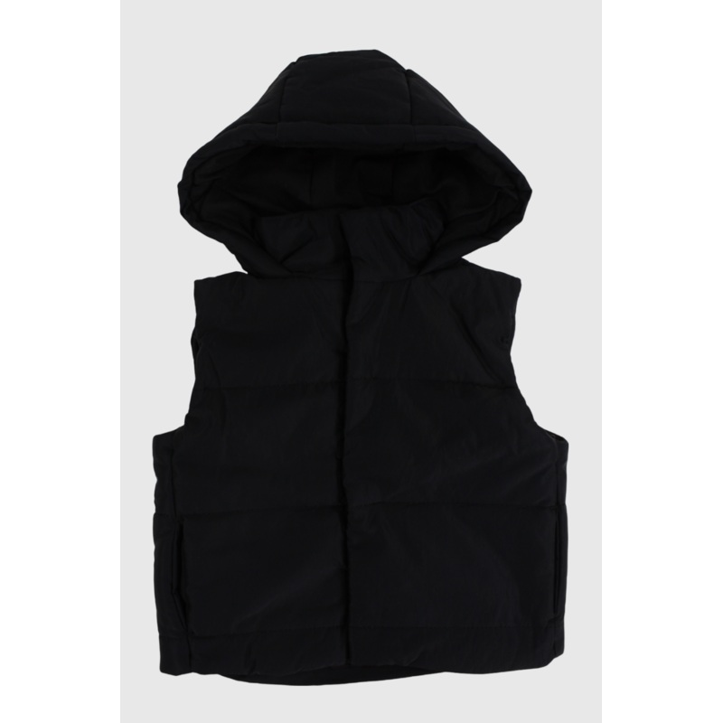 Unisex Black Puffer Vest
