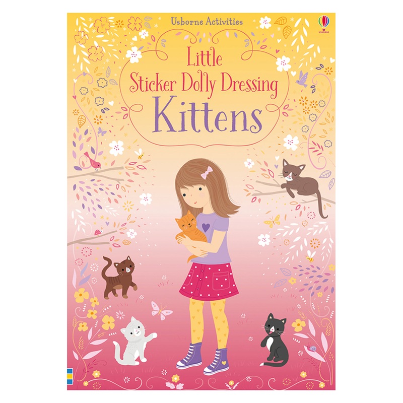 Usborne Little Sticker Dolly Dressing Kittens