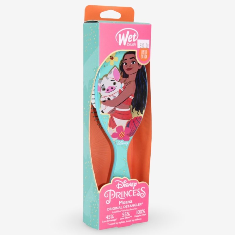 Wet Brush Original Green Detangler Ultimate Princess Edition – Moana & Pua