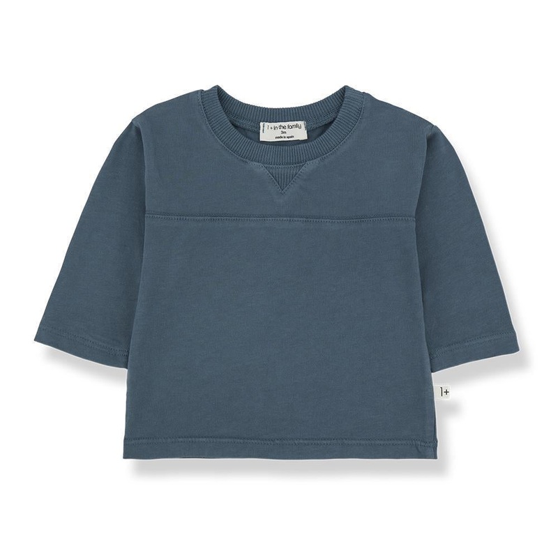 1+ In The Family – Long Sleeve Tee – Petrol