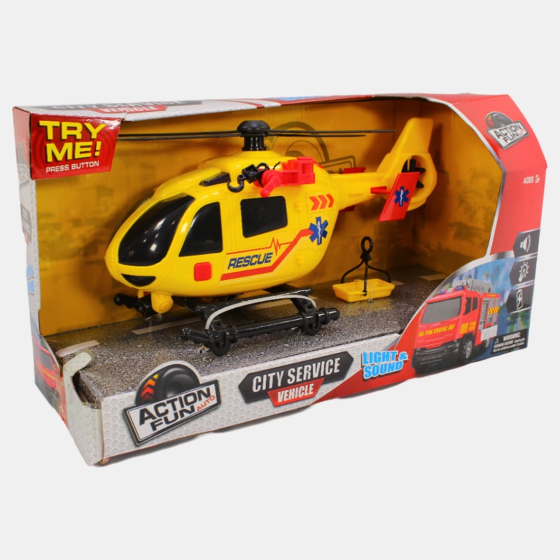 DHTS10357City Service Light And Sound Helicopter
