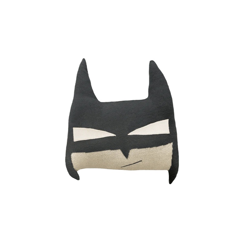 Knitted Cushion Batboy