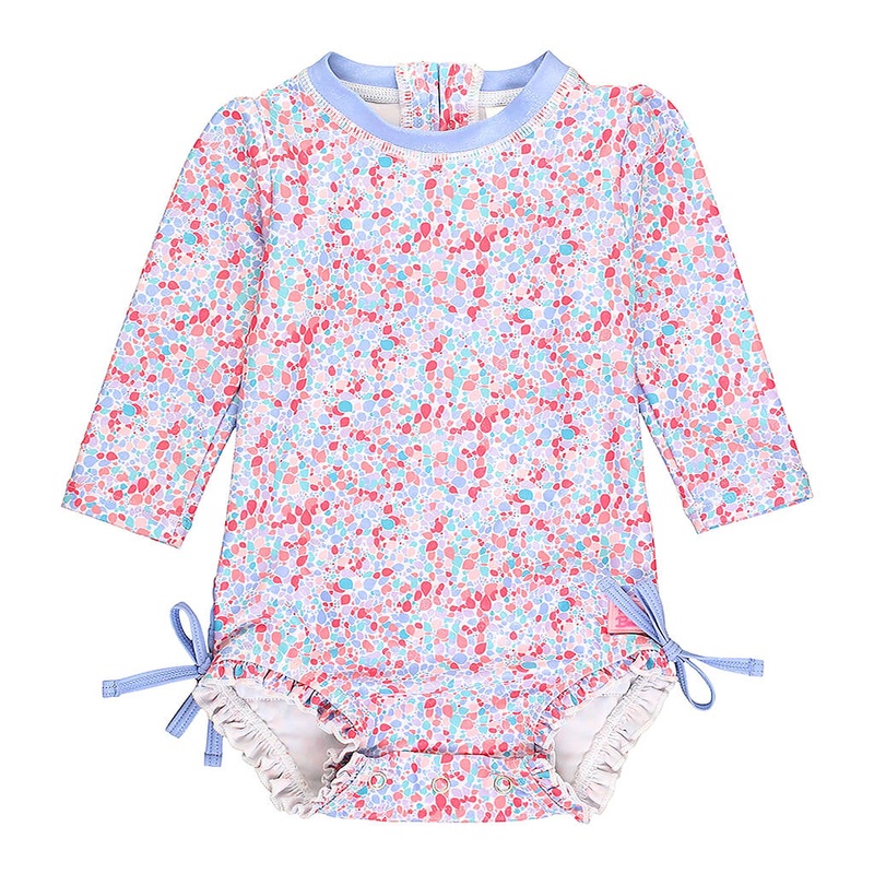 Long Sleeve One Piece Rash Guard – Sparkle Shimmer