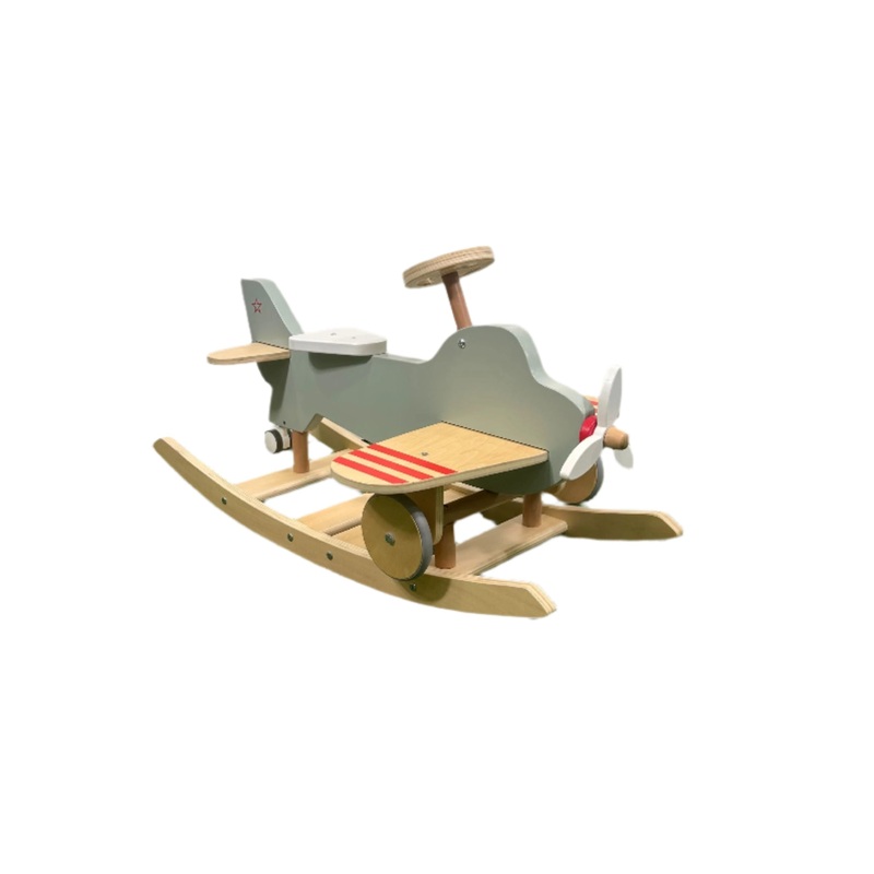 Wonder and Wise Airplane Rocker, Plywood and Rubber