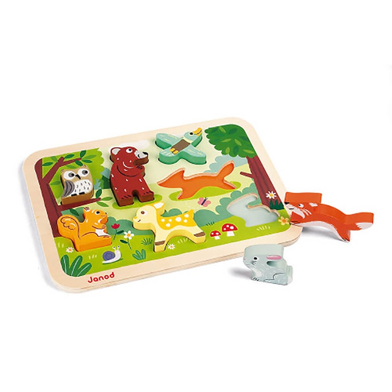 Wooden Chunky Puzzle – Forest