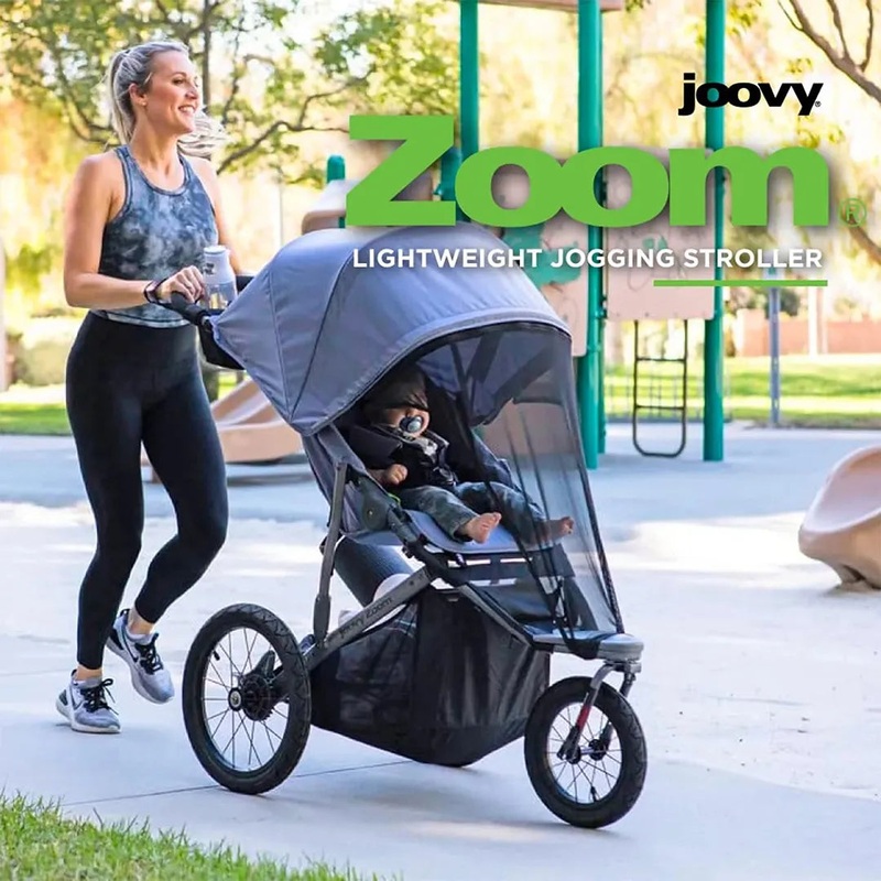 Zoom Lightweight Jogging Stroller – Slate