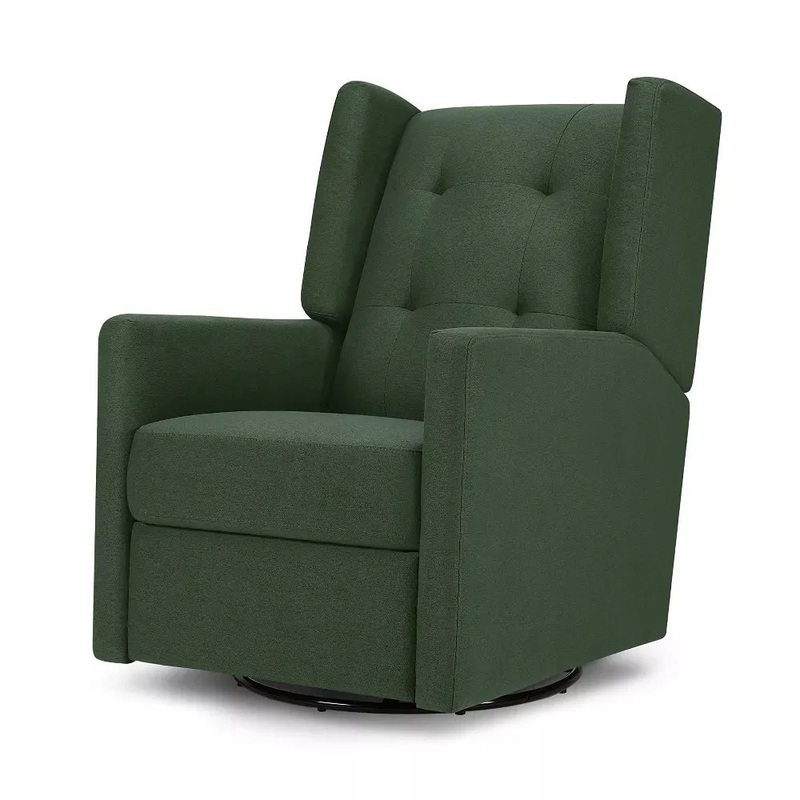 Maddox recliner and swivel glider – Pine Green