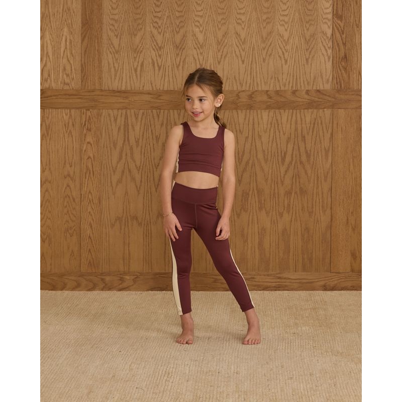 Rylee + Cru Play Basic Legging || Burgundy