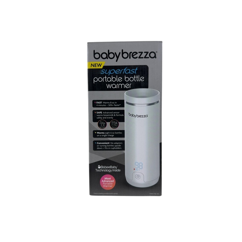 Baby Brezza Super Fast Portable Bottle Warmer, White