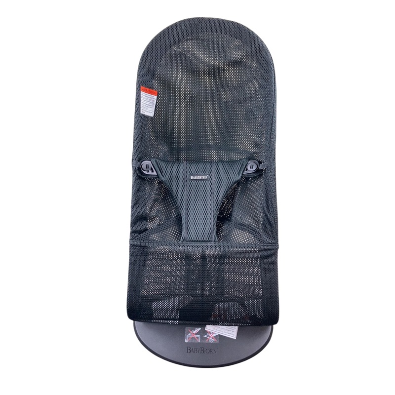 BabyBjorn Bouncer Bliss, Black Frame, Black Mesh