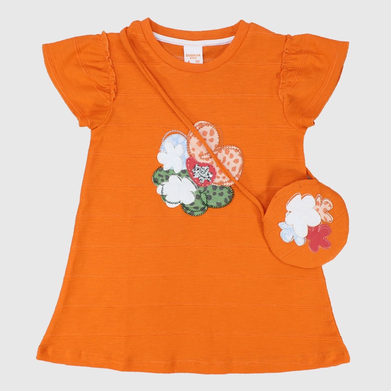 Comfy Cotton Short-Sleeved Dress