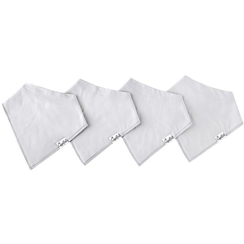 Copper Pearl Baby Bandana Bibs | Gray Basics
