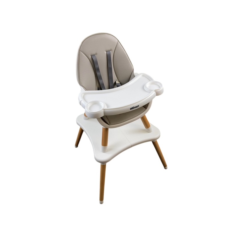 Gofirst 6 in 1 Convertible Baby High Chair, Grey