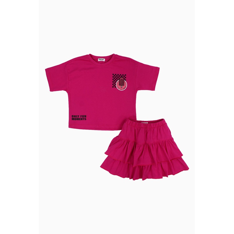 Girls Outfit Set  Fuchsia