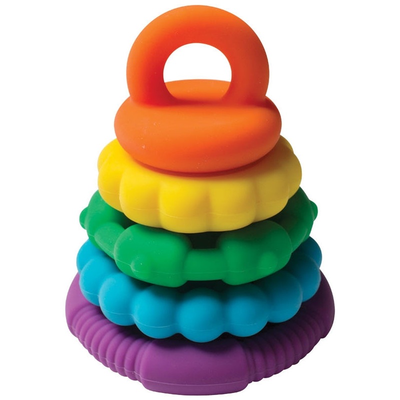 Jellystone Rainbow Stacker Teether and Toy