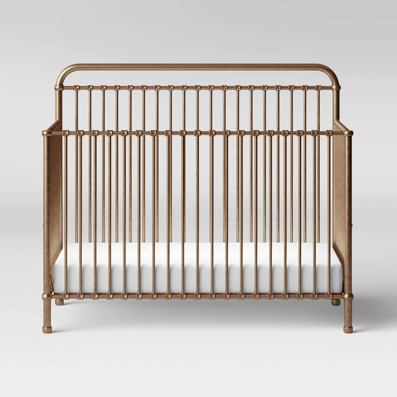 Winston 4-in-1 Convertible Crib – Vintage Gold