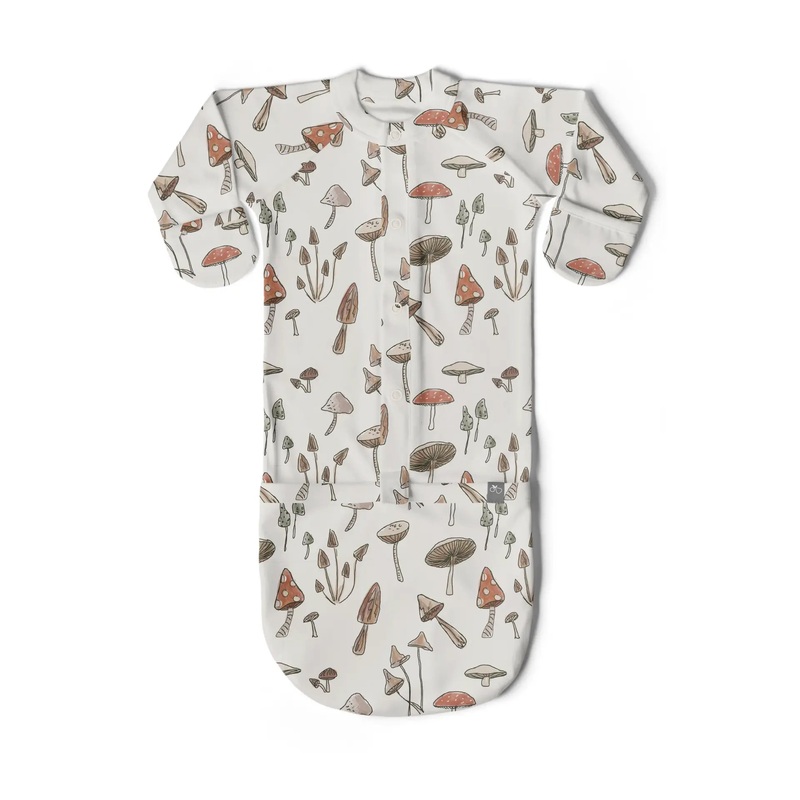 Goumi Kids 24 Hour Convertible Baby Sleeper Gown – Toadstool