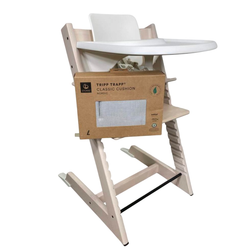 Stokke Tripp Trapp Complete High Chair, 1, Nordic Grey, Whitewash