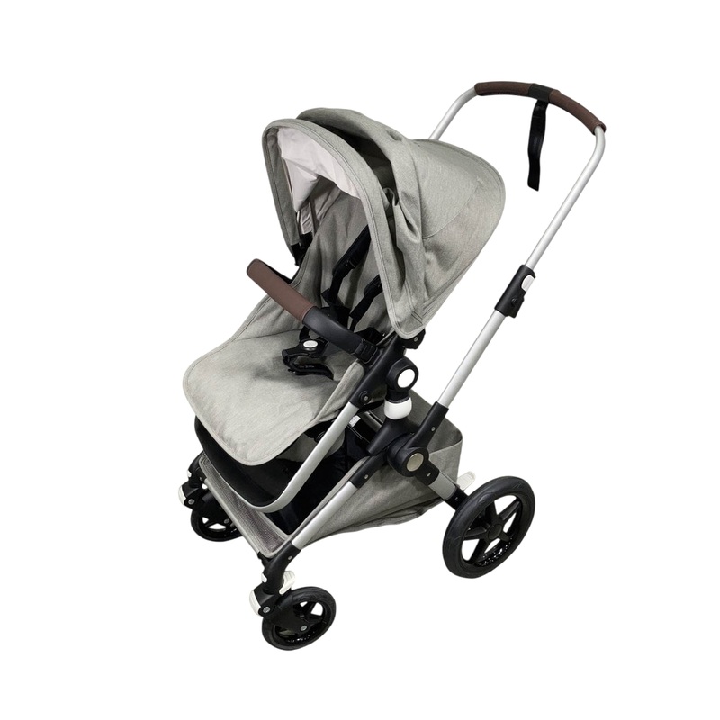 Bugaboo Lynx Stroller, 2020, Aluminum, Mineral Light Grey, Mineral Light Grey