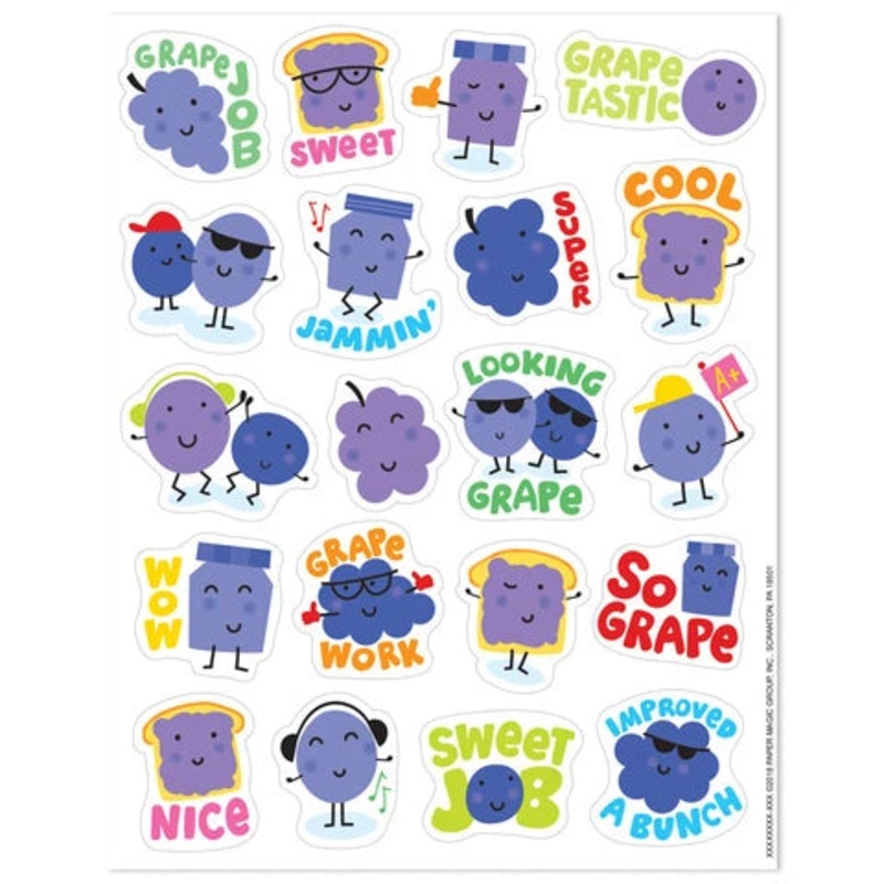 Grape Scented Stickers