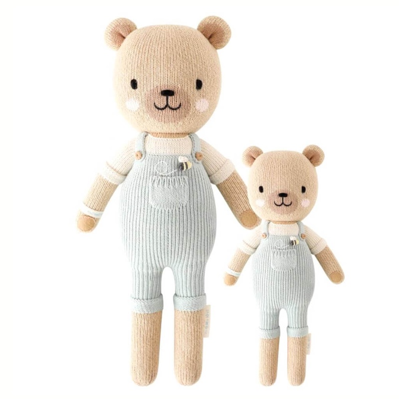 Hand Knit Doll Charlie The Honey Bear -Regular