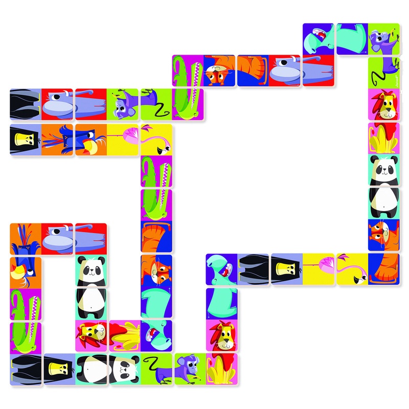Janod Giant Jungle Dominoes