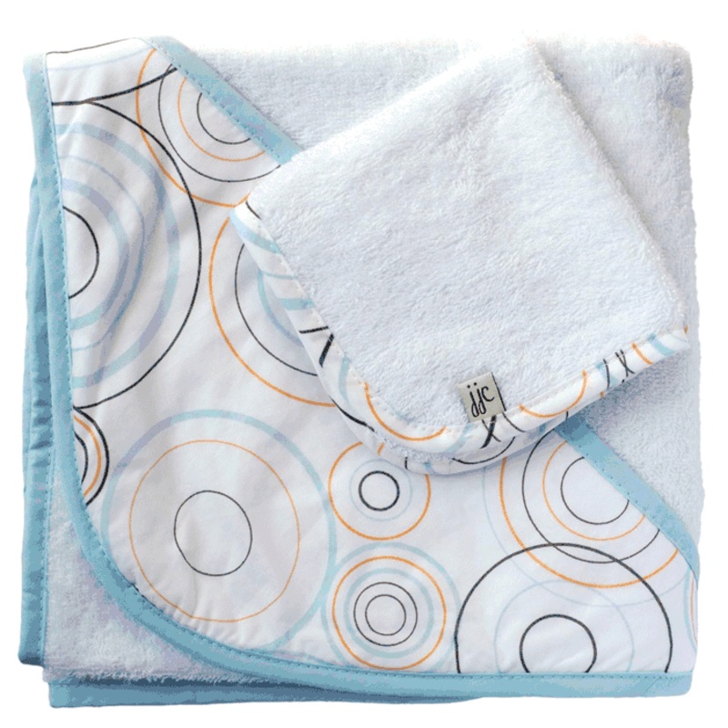 JJ Cole Hooded Towel Blue Bullseye