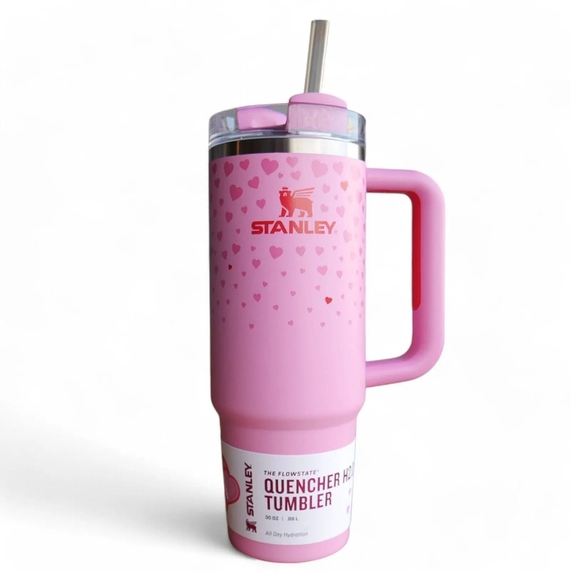 30 oz Stainless Steel H2.0 Flowstate Quencher Tumbler Sweet Hearts (See  Description)