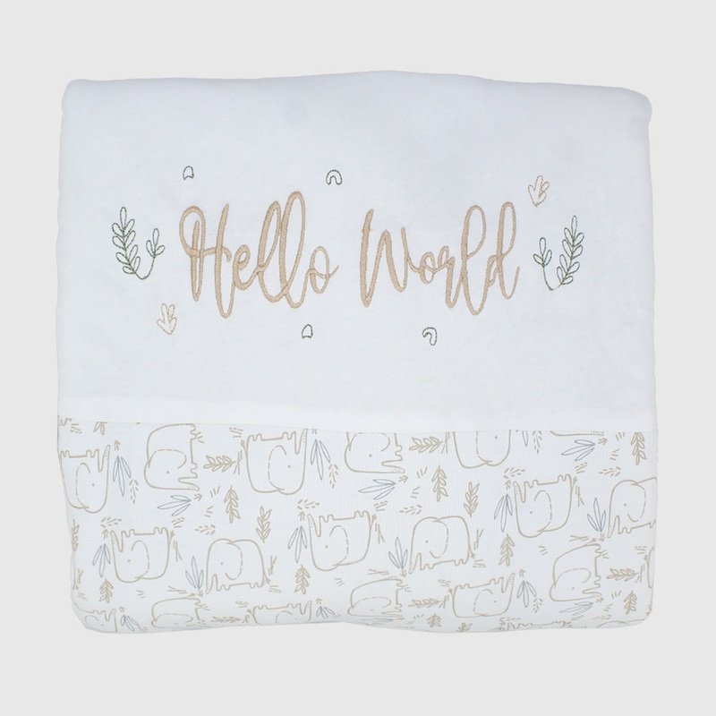 “Hello World” Baby Duvet
