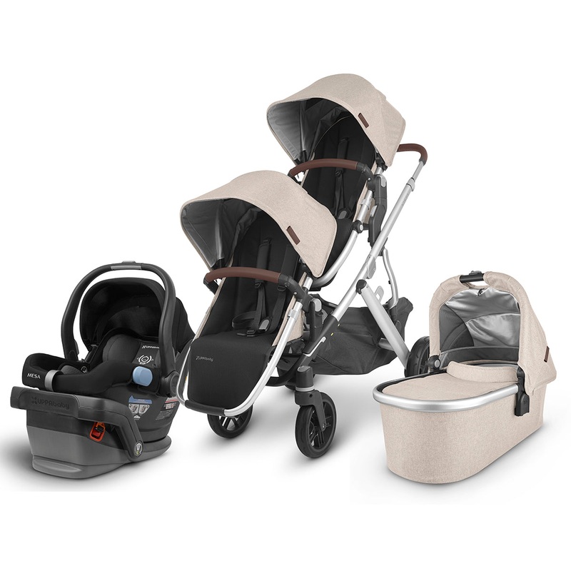 UPPAbaby VISTA V2 Double Stroller + MESA Travel System Bundle – Declan