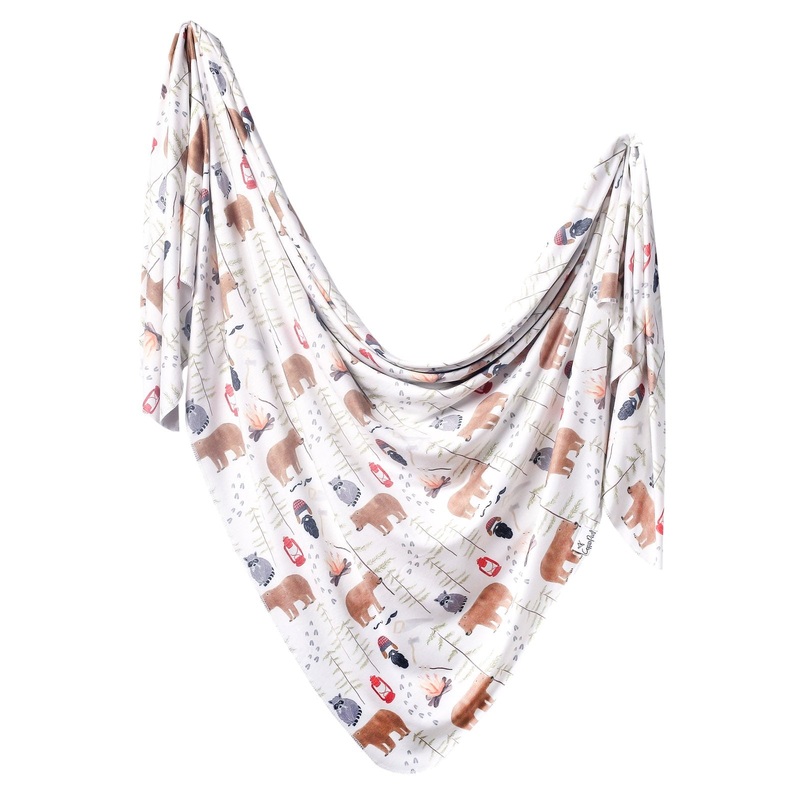 Knit Swaddle Blanket – Lumberjack