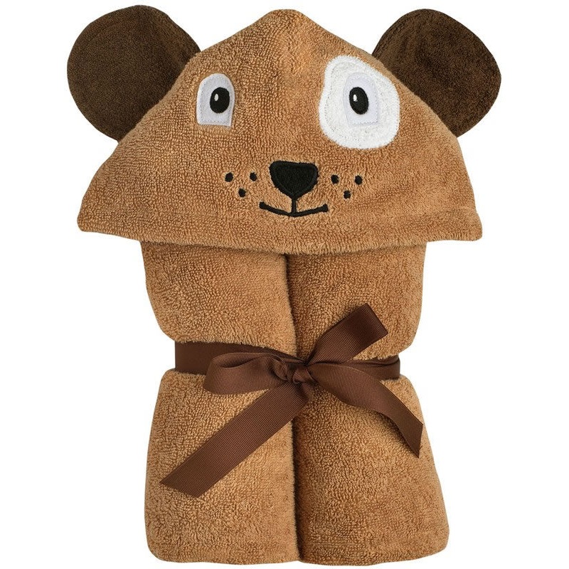 Yikes Twins Infant Hooded Towel – Dog