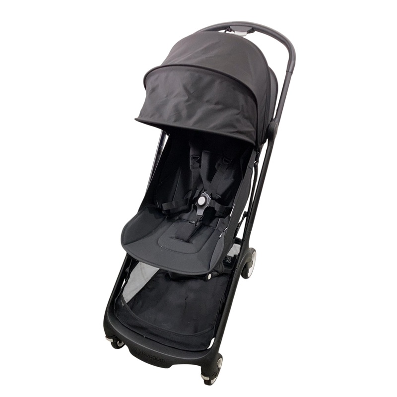 Bugaboo Butterfly Stroller, 2024, Black, Midnight Black, Midnight Black