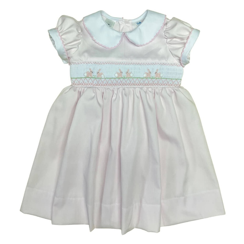 Rose Smocked Waist Dress – Bunny