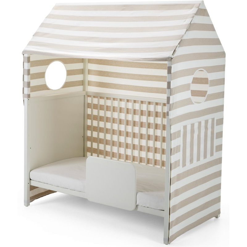Stokke Home Crib Tent – Beige Stripe