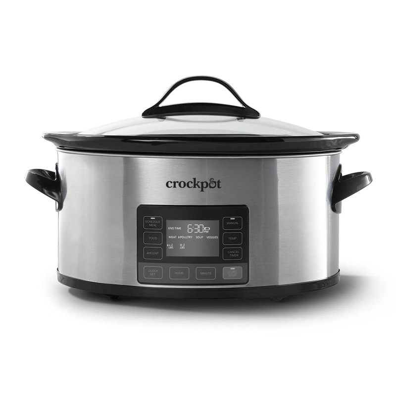 6qt MyTime Technology Programmable Slow Cooker